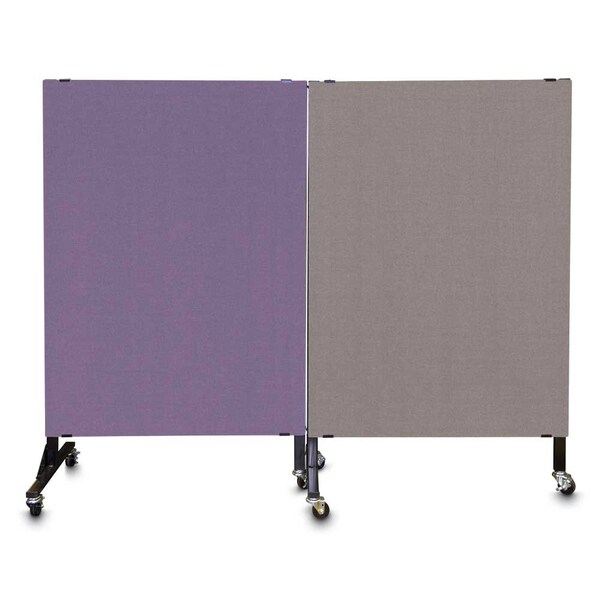 Enclosed Corkboard, 3 Door, 96"x48", 4" Fra